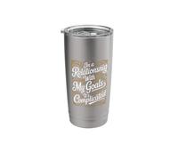 in A Relationship with My Goals It's Complicated - Stainless Steel Insulated Tumbler