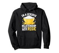 In A Serious Relationship With Rice Asian Food Rice Bowl Pullover Hoodie