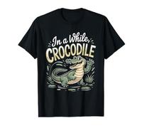 in a While Crocodile Caiman Reptile Exotic Pet Value Graphic T-Shirt