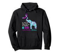 In A World Be Kind Support Suicide Prevention Awareness Pullover Hoodie