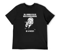 in A World Filled with Kardashians Be A Patsy Men's T Shirt Black XXL