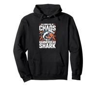 In A World Full Of Chaos Be A Hammerhead Shark Pullover Hoodie