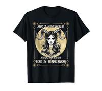 in A World Full of Eves Be A Lilith Pagan Goth Goddess Moon T-Shirt