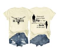 in A World Full of Karens Be A Beth Shirt, Every Girl Needs A Little Rip in Her Jeans Shirt, Unisex Shirt