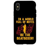 In a World full of notes be the Beatboxer Case for iPhone X/XS