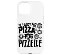 In A World Full Of Pizza Be A Pizzelle PizelleItalianWaffle Case for iPhone 15