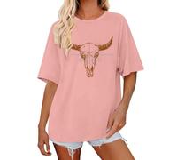 in A World Full of Princesses Be A Beth T Shirts for Women Short Sleeve Crewneck Shirt Summer Casual Trendy Tops (Pink, S)
