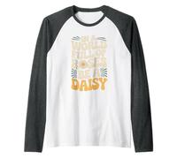 in A World Full of Roses Be A Daisy |- Raglan Baseball Tee