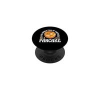 In a World Full of Waffles Be a Pancake Funny Breakfast PopSockets Adhesive PopGrip