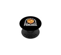In a World Full of Waffles Be a Pancake Funny Breakfast PopSockets Adhesive PopGrip