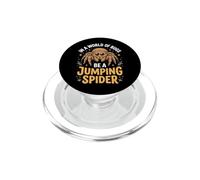 In A World Of Bugs Be A Jumping Spider PopSockets PopGrip for MagSafe
