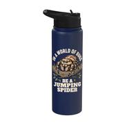 in A World of Bugs Be A Jumping Spider Stainless Steel Insulated Water Bottle