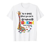 in a world where you can be anything be kind autism puzzle T-Shirt