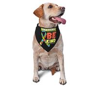 in A World Where You Can Be Anything Be Kind Dog Bandanas Pet Scarf Triangle Bib Boy Girl Adjustable Kerchief Accessories for Small Medium Large Puppy