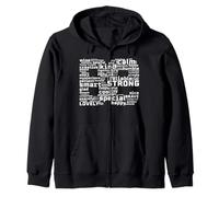 In a world where you can be anything be kind T-shirt Zip Hoodie