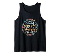 in a World Where You Can Be Anything Be Kind Warm Motivation Tank Top