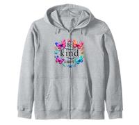 In A World Where You Can Be Anything Choose Kindness Women's Zip Hoodie