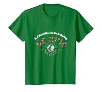 in a World Where You can be Everything, be Nice T-Shirt, Youth, Kelly Green, 3T