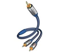 In-akustik Premium II Audio Y-Subwoofer Cable 2 m