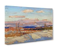 In Algonquin Park Vol.1 By Tom Thomson Canvas Print | Gallery Wrapped 30mm Frame Wall Art | 24x16 inches | Ready to Hang | Classic Landscape Picture | Living Room Bedroom Lounge Office