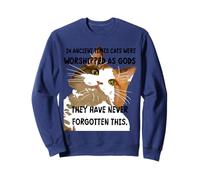 In Ancient Times Cats Were Worshipped As Gods Calico Cat Sweatshirt