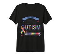 in April We Wear Blue Be Kind Inclusion Awareness Premium T-Shirt