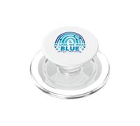 In April We Wear Blue Rainbow Autism Awareness Puzzle Love PopSockets PopGrip for MagSafe
