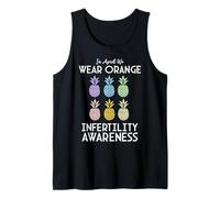in April We Wear Orange IVF Month Infertility Awareness Tank Top