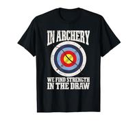 in Archery, We Find Strength in the Draw Value Graphic T-Shirt
