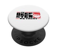 In Beef Stew We Trust Beef Stew Meat Lover PopSockets Adhesive PopGrip
