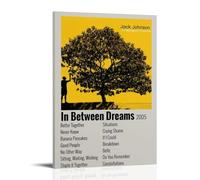 In Between Dreams by Jack Johnson Waterproof Poster Wall Decoration Living Room Bathroom Kitchen Multifunctional Modern Printing Easy to Clean Decorative Gifts 12x18inch(30x45cm) Frame-style