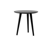 In Between SK13 Coffee Table Black Lacquered Oak Ø48 cm
