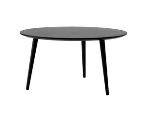 In Between SK15 Coffee Table Black Lacquered Oak Ø90 cm