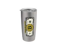 in Bitcoin We Trust Cryptocurrency BTC Bitcoin Crypto Saying Stainless Steel Insulated Tumbler