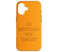 In Bitcoin We Trust Decentralized Ledger Blockchain BITICOIN Case for iPhone 16