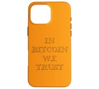 In Bitcoin We Trust Decentralized Ledger Blockchain BITICOIN Case for iPhone 16 Pro Max