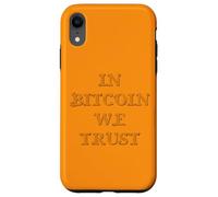 In Bitcoin We Trust Decentralized Ledger Blockchain BITICOIN Case for iPhone XR