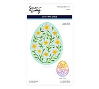 in Bloom Egg Etched Dies by Simon Hurley