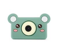 kiimento BPA-Free Silicone Kids Camera, Best Travel Buddy Mikayo The Bear Digital & Video Camcorder for Boys & Girls Ages 4+, 24MP Photo, 1080P Video, 32GB Memory Card, Birthday Gift (Model C)