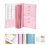 in Case I Die Binder, When I Die Folder with Stickers, Important Document Organizer for Work Office School Home (Pink)
