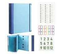in Case I Go Missing Document Planner Folio, Accordion File with Labels and Stickers, Life Binder for Important Documents, Preparedness Go Bag Folder for Home, Office, School & Meetings