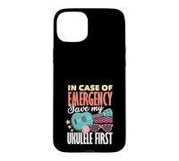 In Case Of Emergency Save My Ukulele First Musician Case for iPhone 15 Plus
