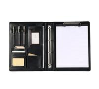 In Case You Missing Binder - Business Document Binder - Family A4 Document Binder with Card Holder, Faux Leather Personal Document Organizer