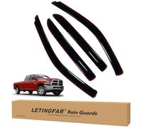 in-Channel Rain Guards for Dodge RAM 2500 3500 2019-2024 Crew Cab, Side Window Deflectors, Window Visors for RAM 2500 3500,for RAM Car Accessories