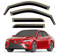 in-Channel Window Visors Rain Guards for Toyota Camry 2018-2024 | Saleago Extra-Thick Window Visors | Wind Deflectors | Extra Durable Vent Shades | Truck Accessories,4pcs