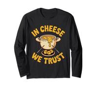 in Cheese We Trust Funny Fondue tee | Cheese Lover Long Sleeve T-Shirt