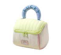IN Chenthy Cute Makeup Bag - Creative House-Shaped Travel Cosmetic Bags with Cloud-Soft Material, Wide Opening & Zipper Pull Handle, Multi-Purpose Organizer, Yellow, One Size