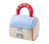 IN Chenthy Cute Makeup Bag - Creative House-Shaped Travel Cosmetic Bags with Cloud-Soft Material, Wide Opening & Zipper Pull Handle, Multi-Purpose Organizer, Blue, One Size