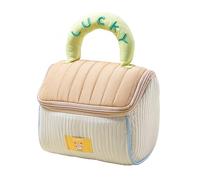 IN Chenthy Cute Makeup Bag - Creative House-Shaped Travel Cosmetic Bags with Cloud-Soft Material, Wide Opening & Zipper Pull Handle, Multi-Purpose Organizer, White, One Size, Fashion