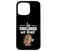 In Chili Dogs We Trust The Best Sausage USA American Flag Case for iPhone 15 Pro Max